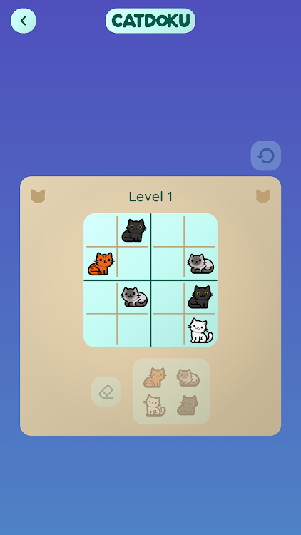 #2. Catdoku - Sudoku with cats (Android) By: White Squirrel