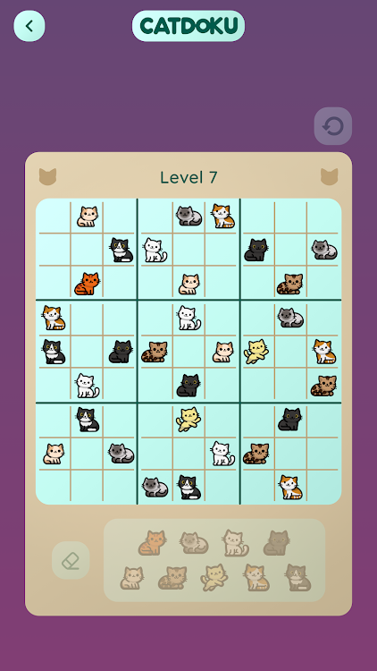 #4. Catdoku - Sudoku with cats (Android) By: White Squirrel