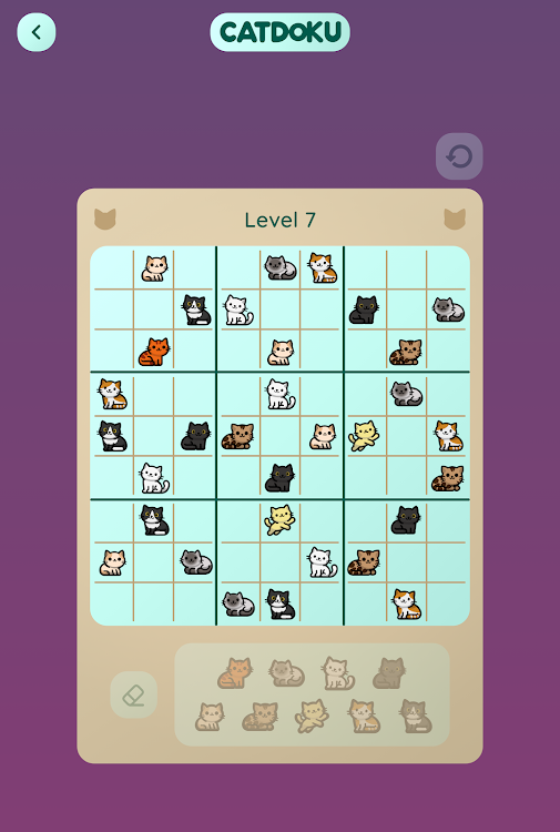 #9. Catdoku - Sudoku with cats (Android) By: White Squirrel