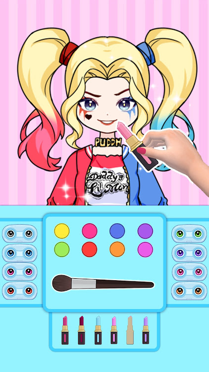 #4. Anime Paper Doll DIY: Dress Up (Android) By: 31 Dress up Games