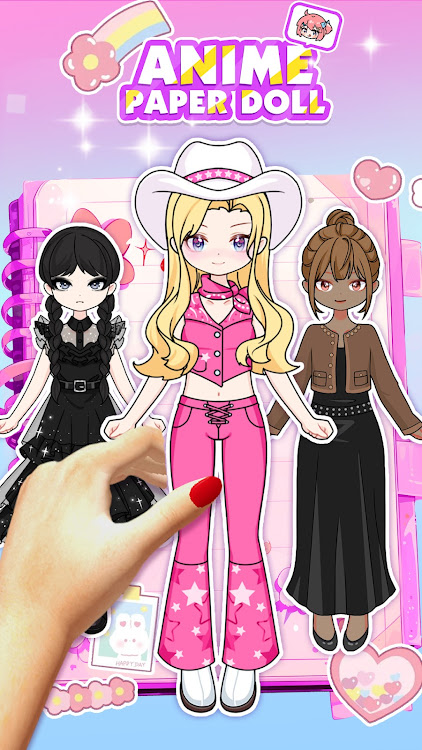 #9. Anime Paper Doll DIY: Dress Up (Android) By: 31 Dress up Games