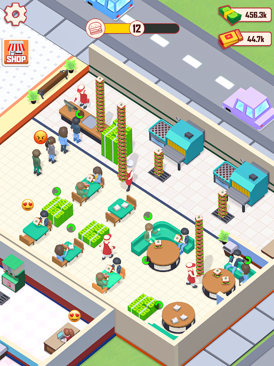 #10. Food Fever Tycoon (Android) By: Game Reaper Studios