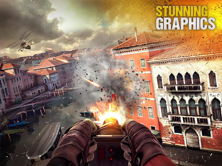 #5. Modern Combat 5: mobile FPS (Android) By: Gameloft SE