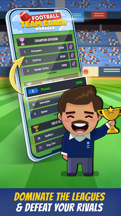 #3. Football Team Coach: Manager (Android) By: T-Bull S A