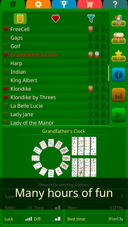 #8. Solitaire Master (Android) By: Ruben Reboredo