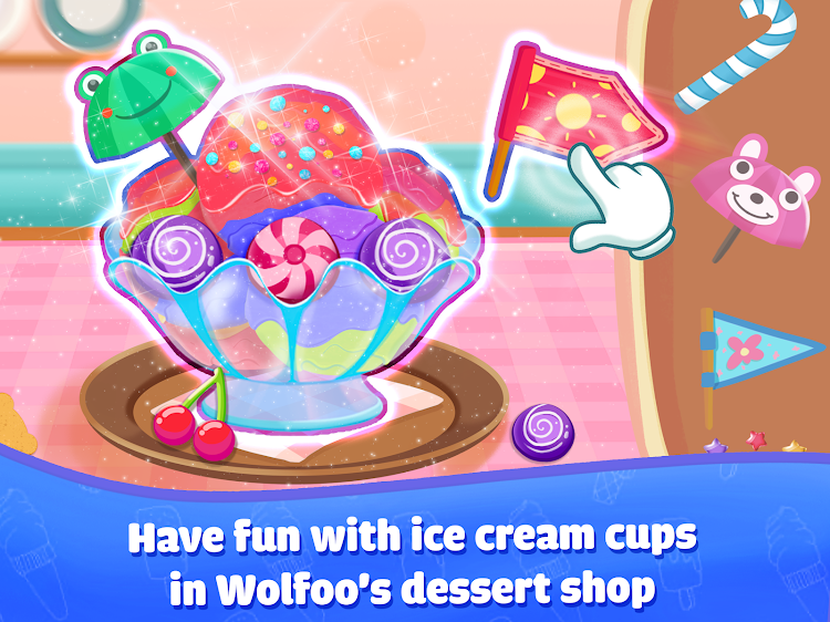 #6. Wolfoo Ice Cream Shop: Dessert (Android) By: Wolfoo Family