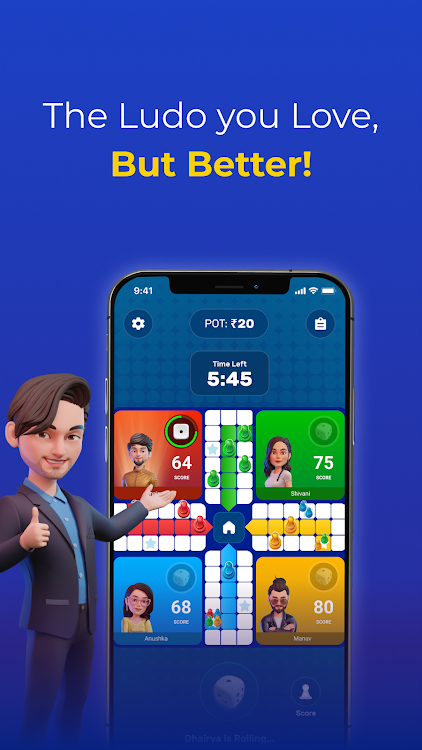 #5. Ludo - Play Game Online (Android) By: Hike Private Limited