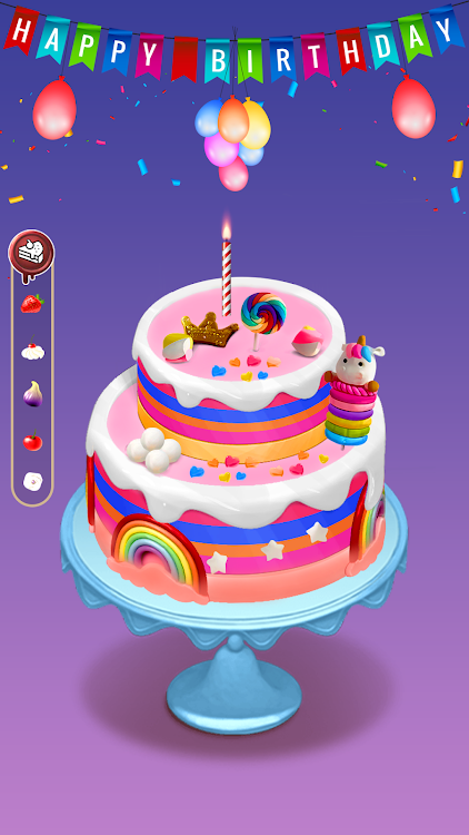 #5. DIY Birthday Party Cake Maker (Android) By: stick hunter