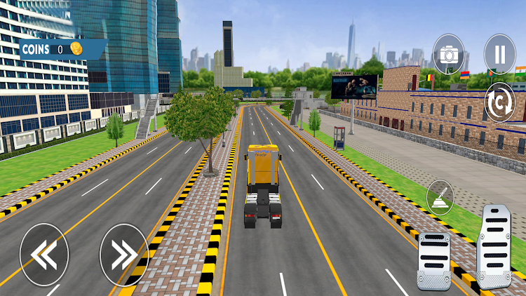 #4. Euro Truck Games Sim 3d (Android) By: Gamerzk