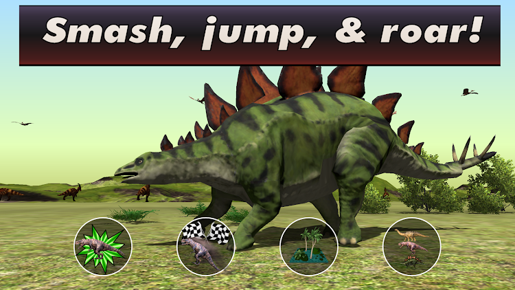 #3. Dinosaur Roar & Smash Kids (Android) By: Coded Velocity, Inc.