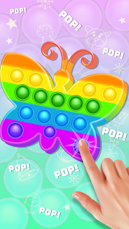 #8. Kids Pop it Education Toy Game (Android) By: Fancy Fashion - Girls Games with Levels