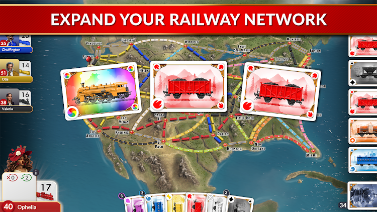 #5. Ticket to Ride (Android) By: Marmalade Game Studio