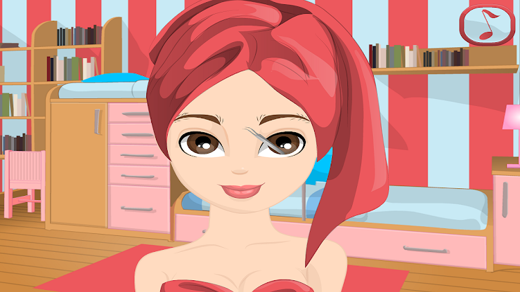 #3. Beauty makeup games - parlour (Android) By: ghalia games