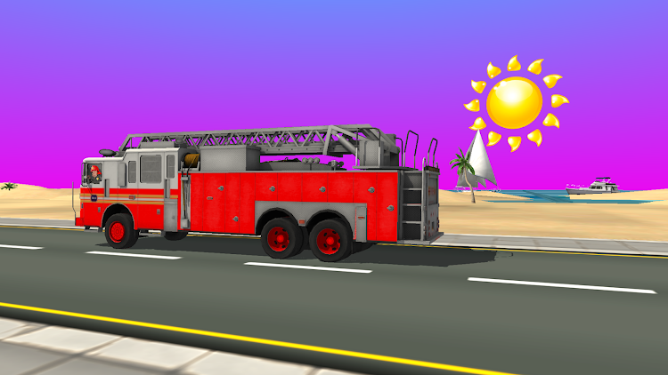 #4. Fire Truck Race & Rescue 2! (Android) By: Coded Velocity, Inc.