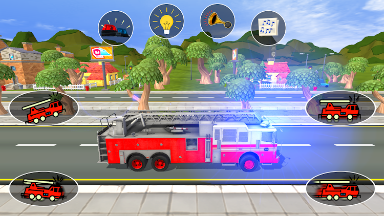 #7. Fire Truck Race & Rescue 2! (Android) By: Coded Velocity, Inc.