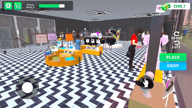 #5. Clothing Store Simulator Game (Android) By: CROSSJUMP STUDIO