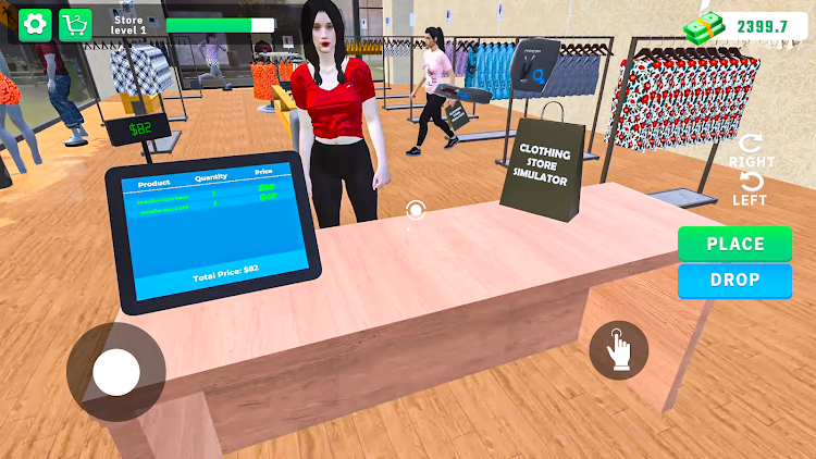 #9. Clothing Store Simulator Game (Android) By: CROSSJUMP STUDIO