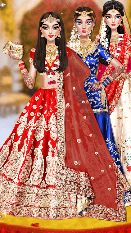 #6. Indian Wedding Bridal Makeup (Android) By: Fashion Makeover Studio