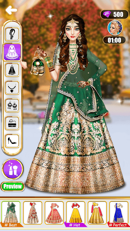 #7. Indian Wedding Bridal Makeup (Android) By: Fashion Makeover Studio