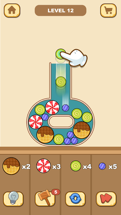 #9. Fill a Bottle : Puzzle Game (Android) By: Moonlight Studio.