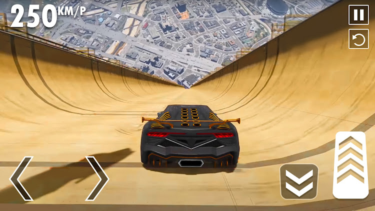 #7. Spider Car Game Ramp Car Jump (Android) By: AppEdge