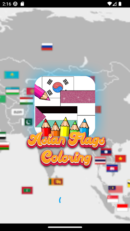 #5. Asian Countries Flags Coloring (Android) By: Nurlaela