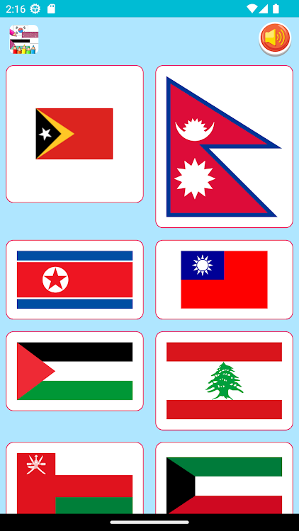 #7. Asian Countries Flags Coloring (Android) By: Nurlaela