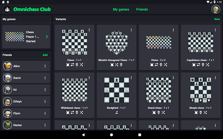 #8. Chess Variants - Omnichess (Android) By: Omnimind Ltd