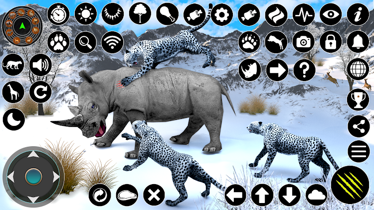 #3. Wild Snow Leopard Simulator (Android) By: GamesDot Studios