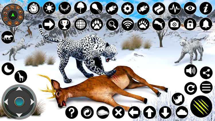 #6. Wild Snow Leopard Simulator (Android) By: GamesDot Studios