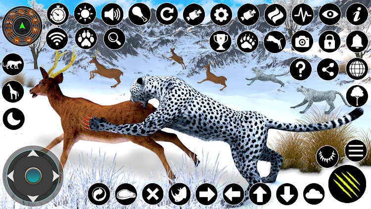 #8. Wild Snow Leopard Simulator (Android) By: GamesDot Studios