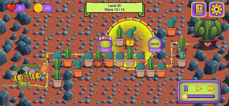 #3. Cactus Defense (Android) By: Alper Ilkay Karatas