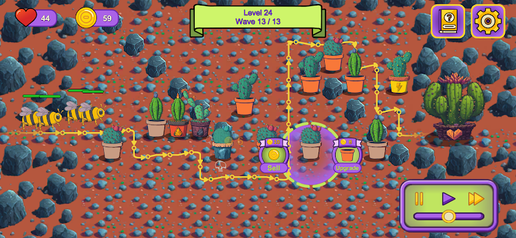 #7. Cactus Defense (Android) By: Alper Ilkay Karatas