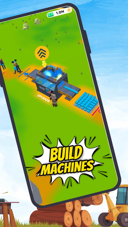 #3. Lumber Tycoon Inc : Idle build (Android) By: Play3 Studio