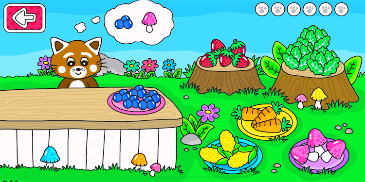 #4. Pukkins Trädgård - Barnspel (Android) By: Fun, educational and interactive games for kids