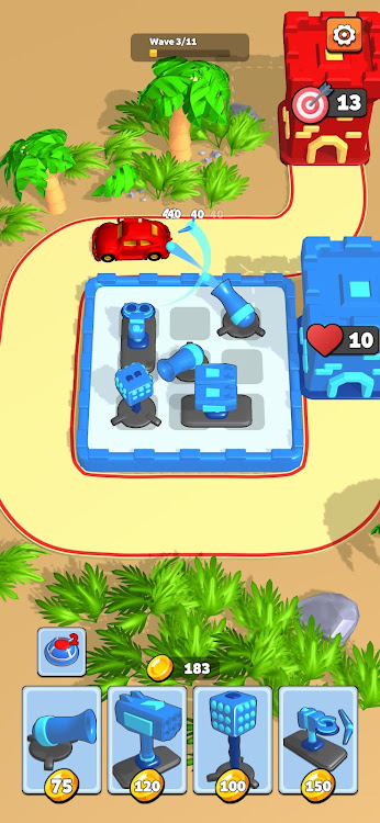 #2. Color Castle Defense (Android) By: Softcaze Games