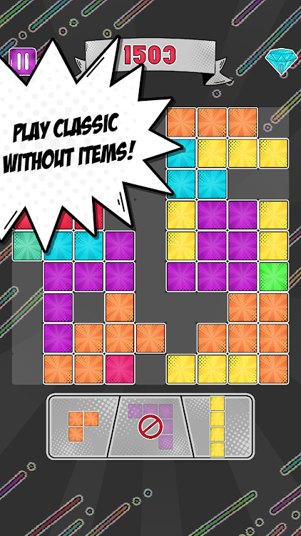 #4. Block Puzzle Item Rush (Android) By: FM Games