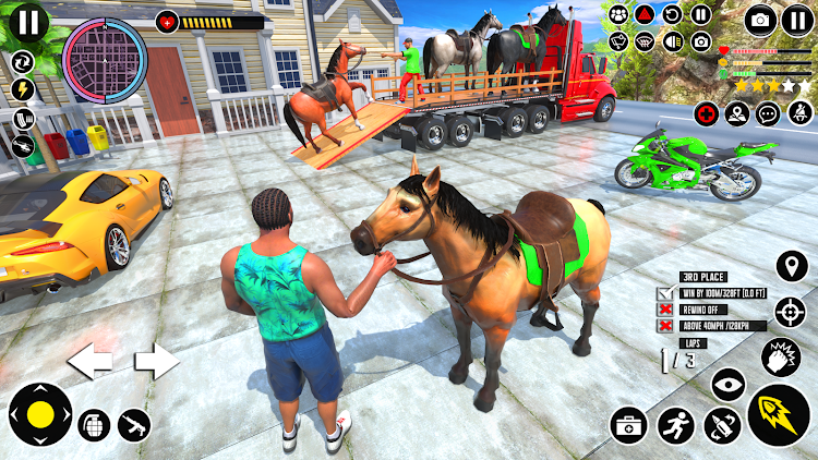 #2. Animal Transport Truck Game 3D (Android) By: Game Giant