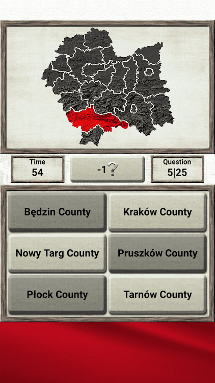 #3. Poland Geography - Quiz Game (Android) By: Atom Games Ent.