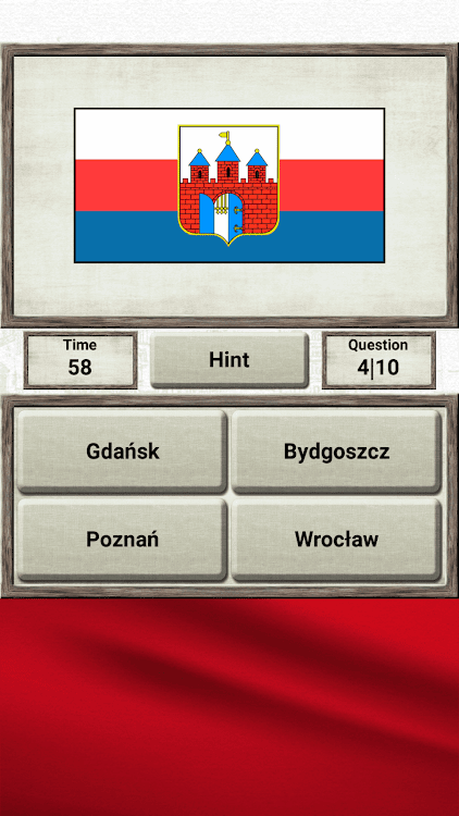 #4. Poland Geography - Quiz Game (Android) By: Atom Games Ent.