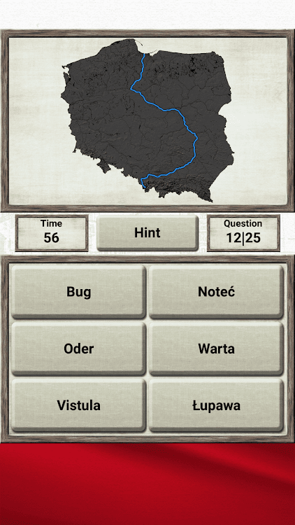 #6. Poland Geography - Quiz Game (Android) By: Atom Games Ent.