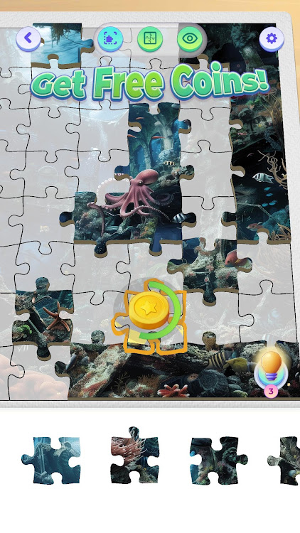 #3. Jigsaw Puzzles 3D (Android) By: PixelMob