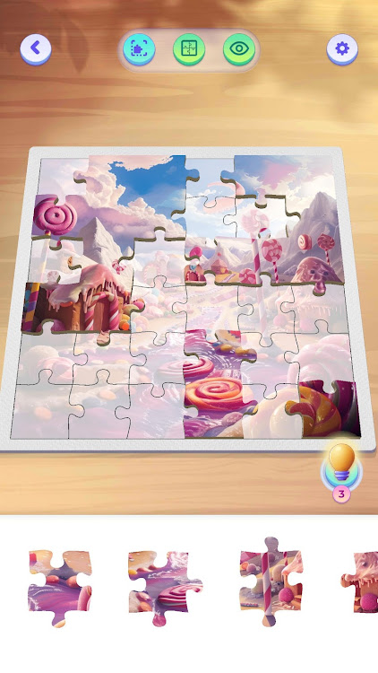 #4. Jigsaw Puzzles 3D (Android) By: PixelMob