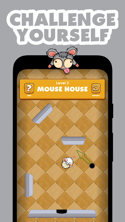 #4. Mouse House: Fun Game with Log (Android) By: Limping Turtle