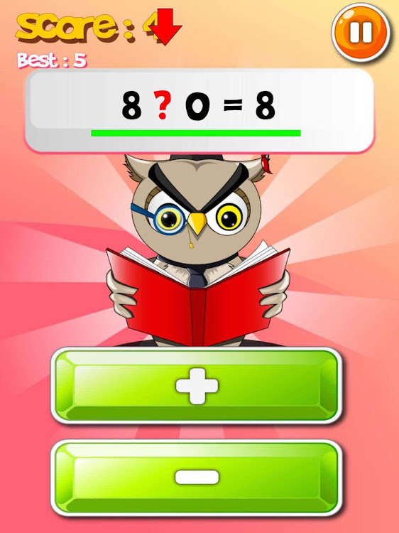 #7. Math Mania - Plus and Minus (Android) By: Happy Mobile Ltd