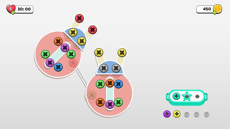 #8. Unscrew Master: Color Nut Bolt (Android) By: Think Different FC.