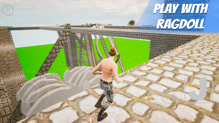 #5. Ragdoll 3D - Parkour Adventure (Android) By: GreenGO