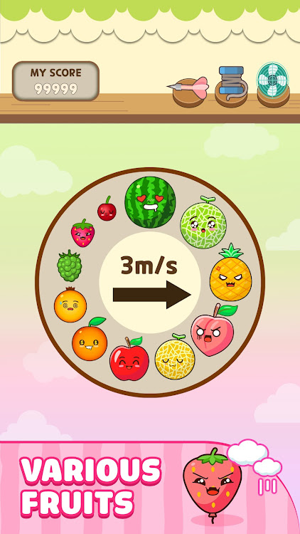 #4. Melon Balloon: Fruit Merge (Android) By: Era Global Publishing