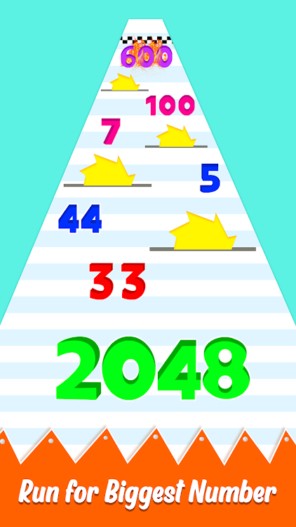 #5. Run and Merge Number games (Android) By: Treehouse Match Games