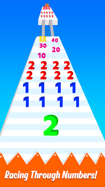 #3. Run and Merge Number games (Android) By: Treehouse Match Games